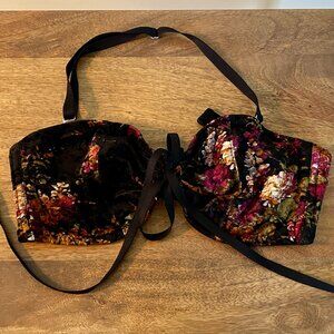 Malia Mills Danceteria velvet bikini top